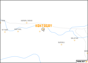 map of Koktogay