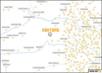 map of Kok-tong