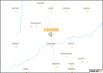 map of Kokuma