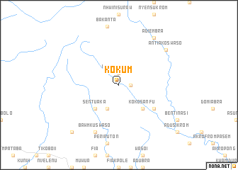 map of Kokum