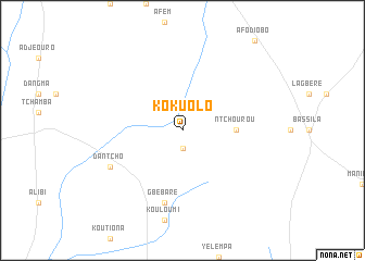 map of Kokuolo