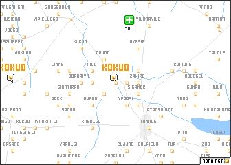 map of Kokuo