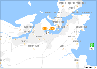map of Kokura