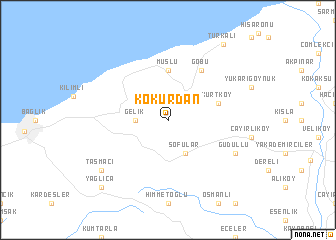 map of Kokurdan