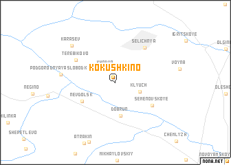 map of Kokushkino