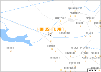 map of Kokush-Tuvan