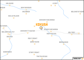 map of Kokush