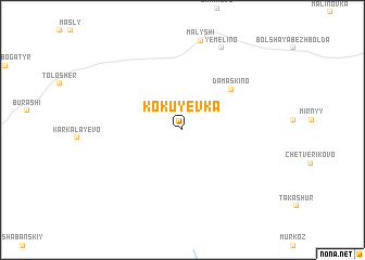 map of Kokuyevka