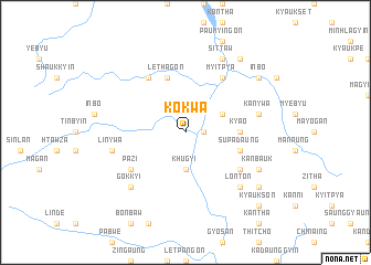 map of Kokwa