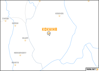 map of Kʼokʼ Wiha