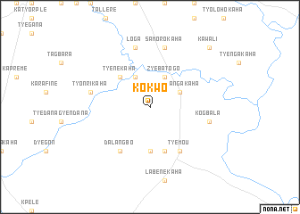 map of Kokwo