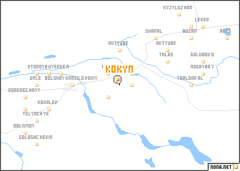 map of Kokyn