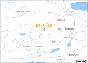 map of Kokzhide