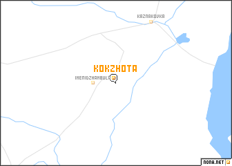 map of Kokzhota