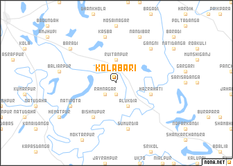 map of Kolābāri