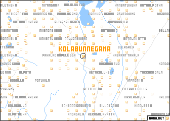 map of Kolabunnegama
