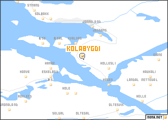 map of Kolabygdi