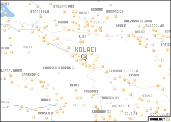 map of Kolaci