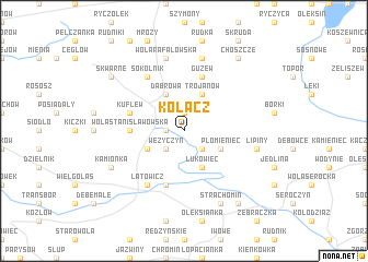 map of Kołacz