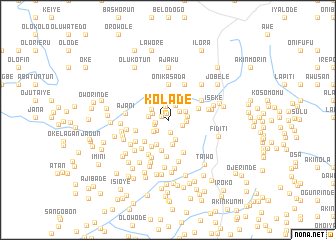 map of Kolade