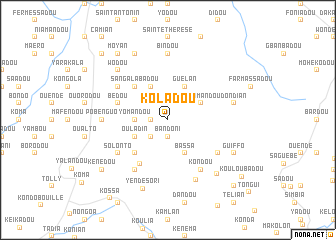 map of Koladou
