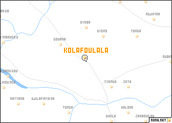 map of Kola Foulala