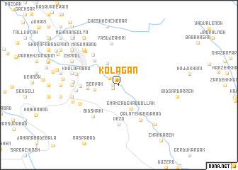 map of Kolagan