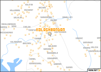 map of Kolāgh Bandān