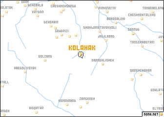 map of Kolahak