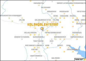 map of Kolāh Qal‘eh-ye Nar