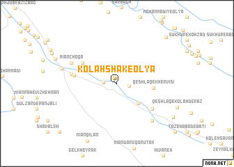 map of Kolah Shak-e ‘Olyā