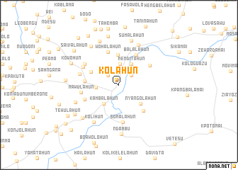 map of Kolahun