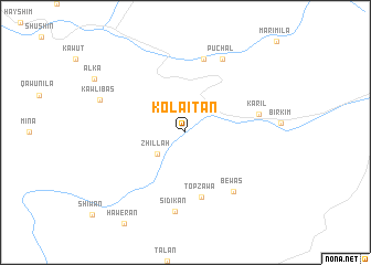 map of Kolaitan