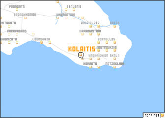 map of Kolaḯtis