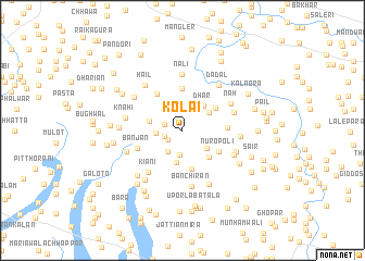 map of Kolāi