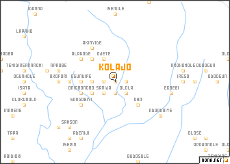 map of Kolajo