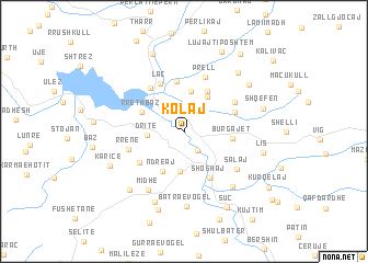 map of Kolaj