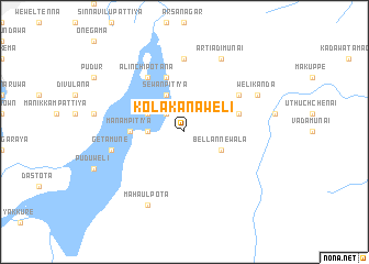 map of Kolakanaweli
