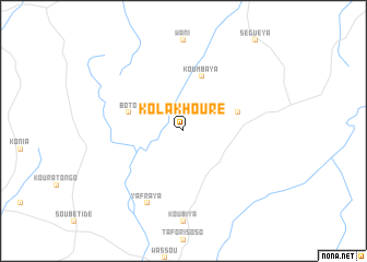 map of Kolakhouré