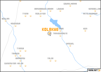 map of Kolakwé