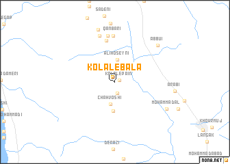 map of Kolal-e Bālā