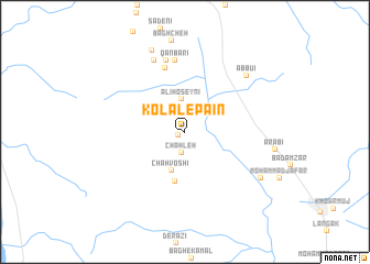 map of Kolal-e Pā\