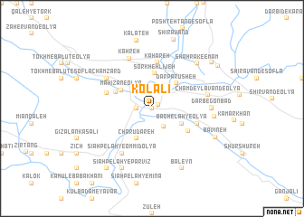 map of Kolālī