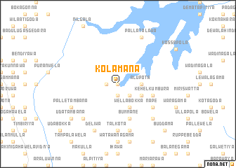 map of Kolamana