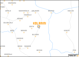 map of Kolamini