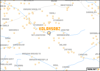 map of Kolam Sabz