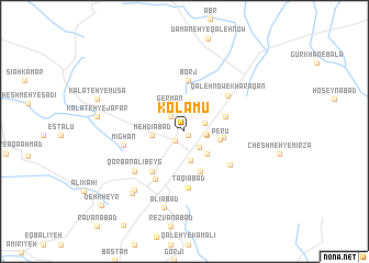 map of Kolāmū