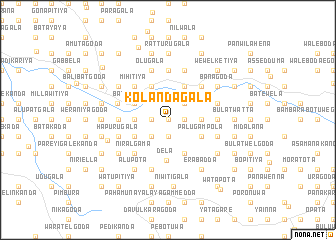 map of Kolandagala