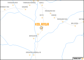 map of Kolanda