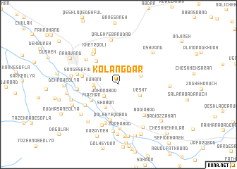 map of Kolangdar